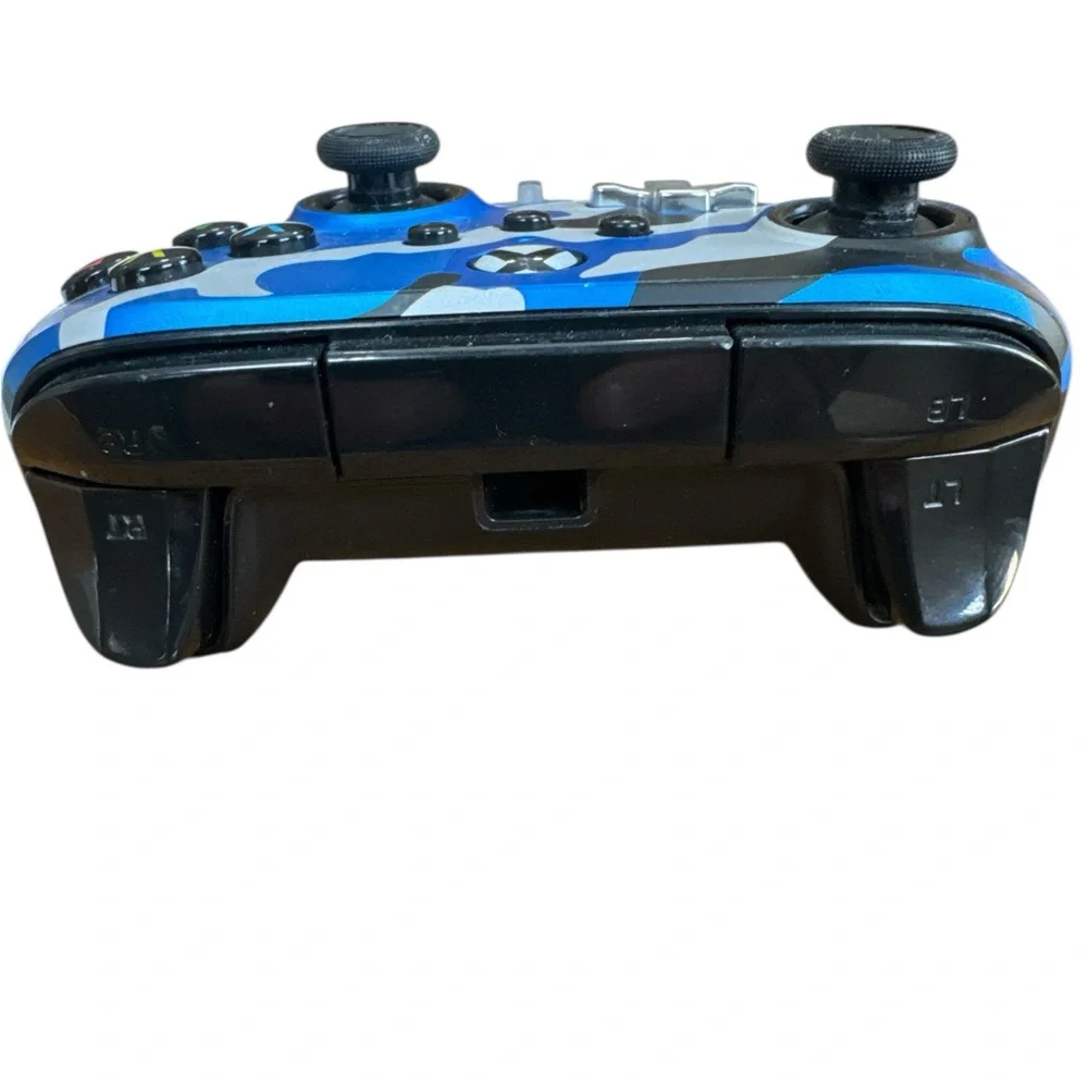 PowerA‎ / PDP Microsoft XBOX ONE Wired Controller Blue Camo Untested No Cord